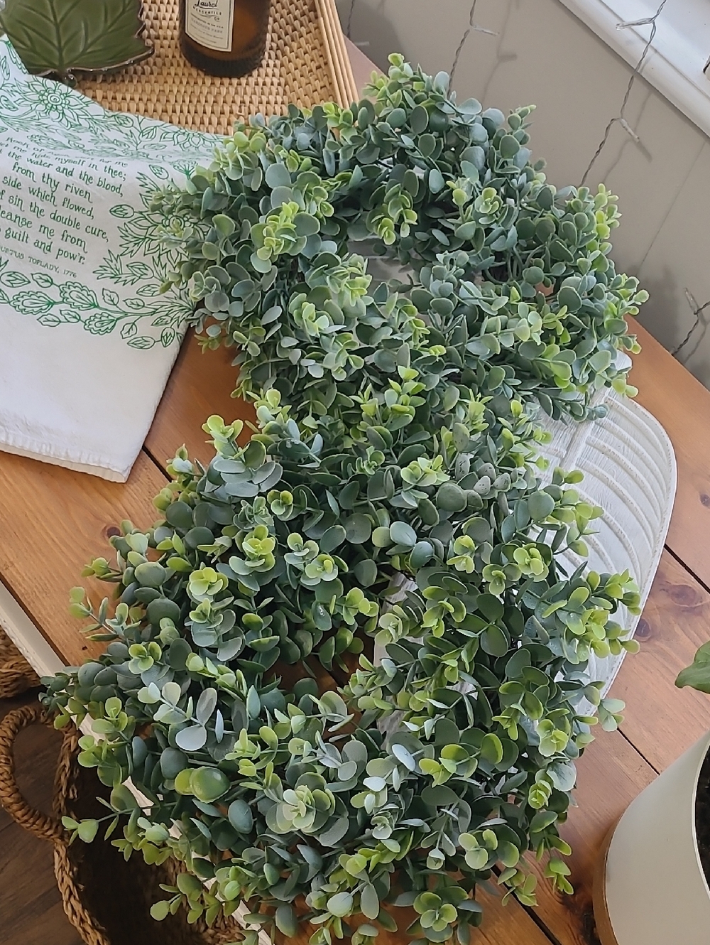 Set of 2 Eucalyptus Wreaths (3 sets available)